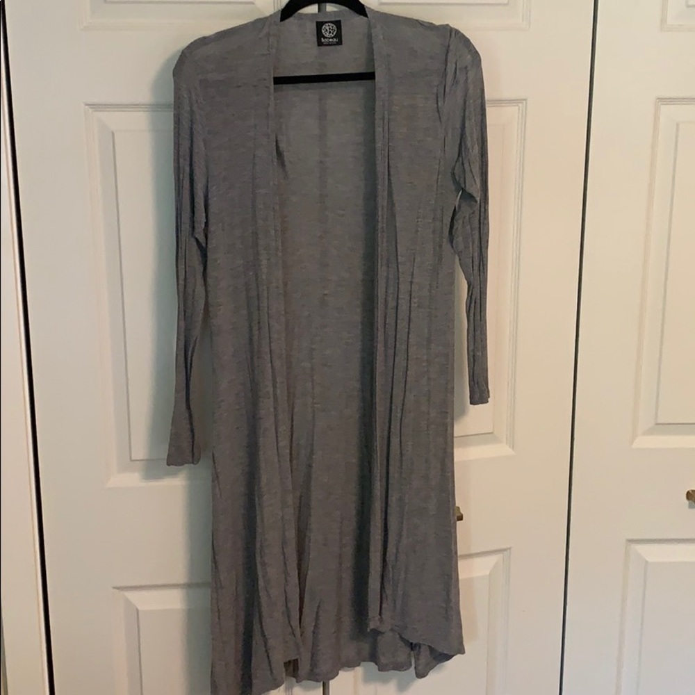 Bobeau long cardigan